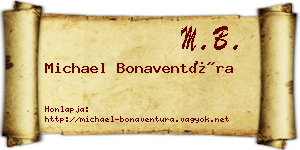 Michael Bonaventúra névjegykártya